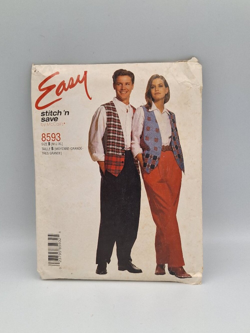 Vintage McCall's Fashion Basics Size 10 Dress 1980's